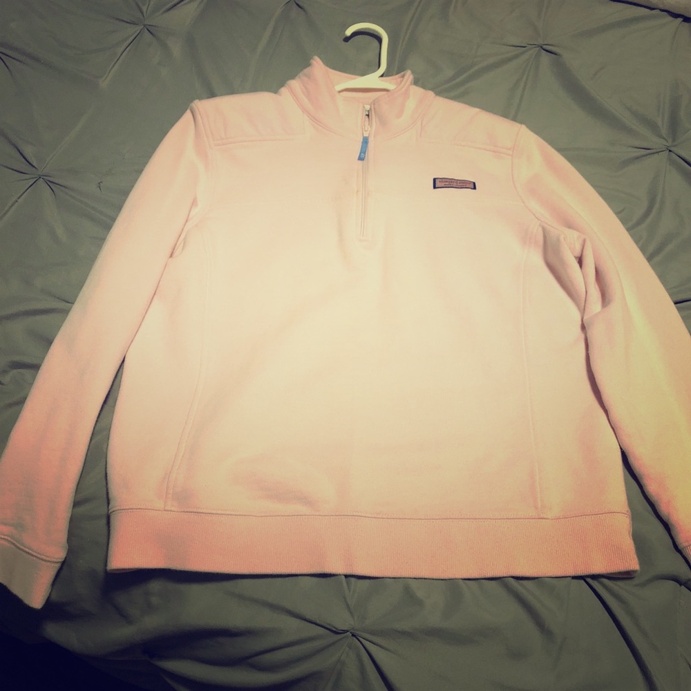 light pink vineyard vines pullover